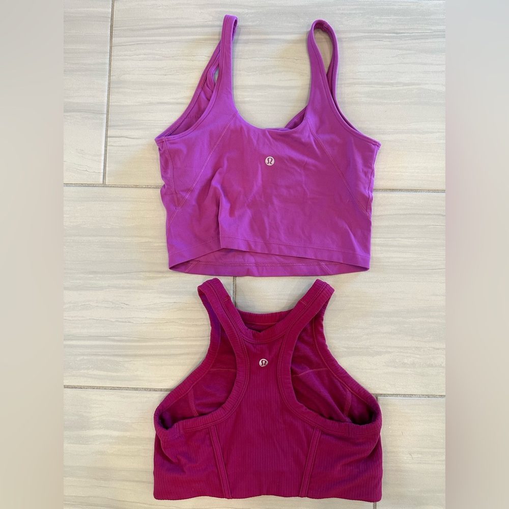 Lululemon Size 6 Top Bundle - pre-loved condition - 9 tops - Picture 5 of 12